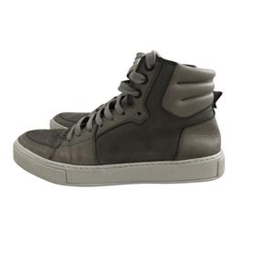Yves Saint Laurent Dark Gray High-Top Sneakers